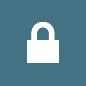 red background white icon